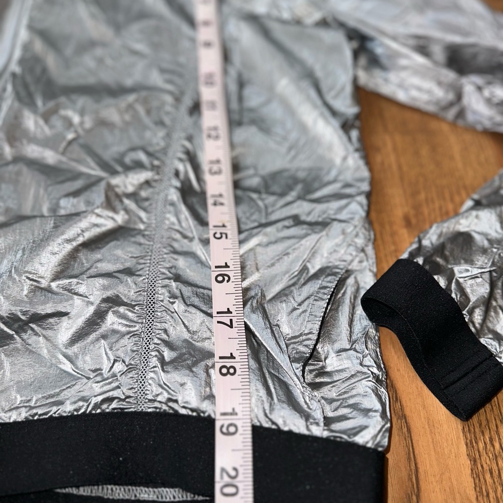 Bcbgeneration Silver Bomber Jacket With High Coll… - image 8